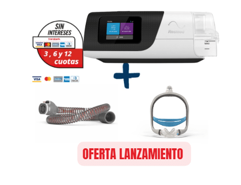 PACK PROMOCIONAL AUTOSET AIRSENSE 11 RESMED + MASCARA AIRTOUCH N30I RESMED